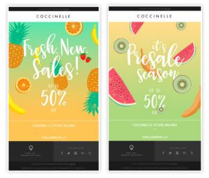 coccinelle email estive mailup 300x255