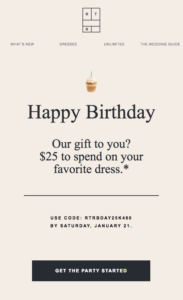 email buon compleanno coupon 183x300